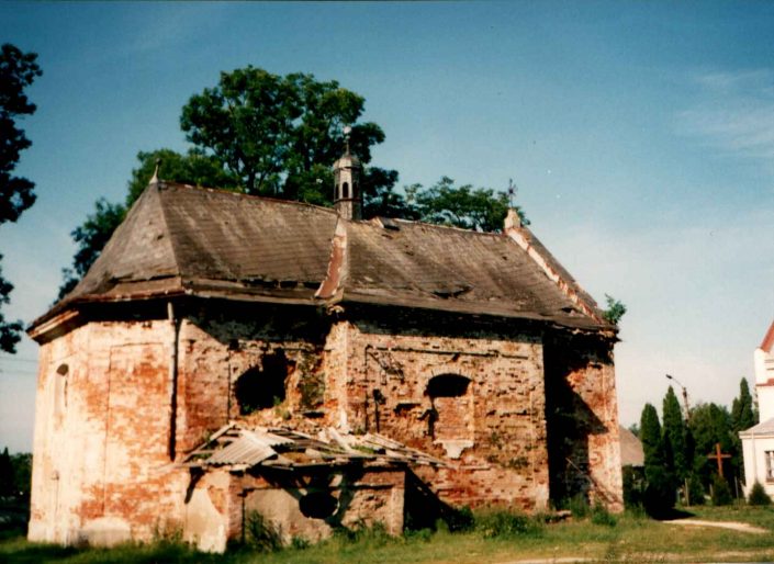 Obroszyn dawny kociół parafialny XVIII w.