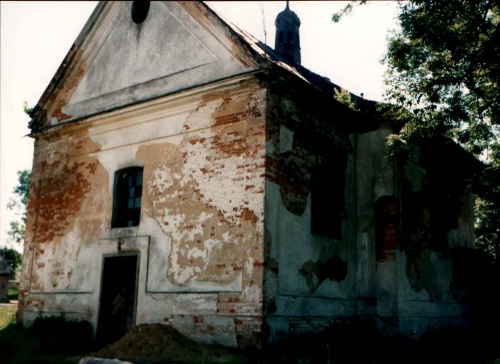 Obroszyn dawny kociół parafialny XVIII w.
