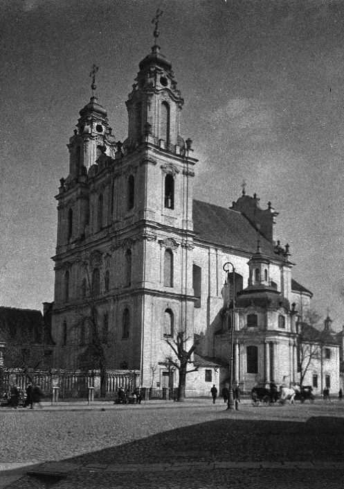 Wilno, kos. sw. Katarzyny, IS PAN 0000172547, fot. J. Bulhak, ok. 1930.