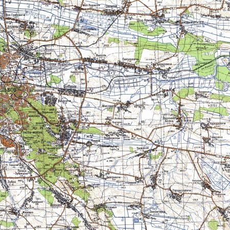 Mapa historyczna Ukrainy 1910 » Kresy