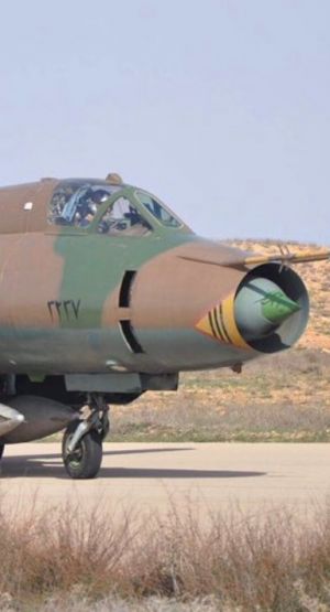 Syryjski Su-22, foto: http://falkeeinsgreatplanes.blogspot.com