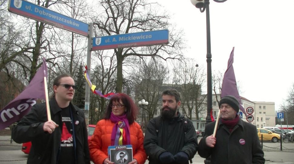 Partia Razem broni podlegającej ustawie dekomunizacyjnej ulicy Dąbrowszczaków