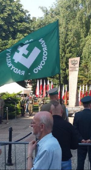 Prezydent Białegostoku przerwał obchody uroczystości 1 sierpnia z powodu flag ONR