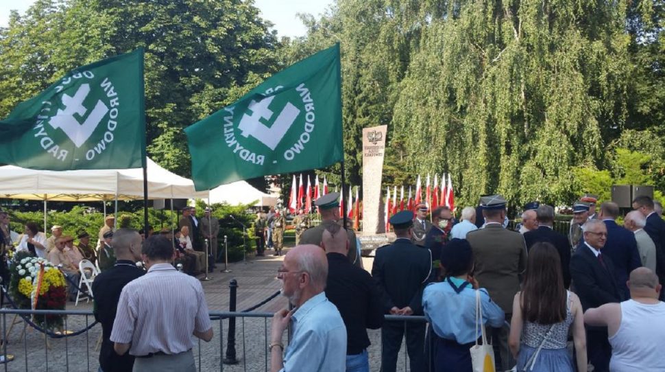 Prezydent Białegostoku przerwał obchody uroczystości 1 sierpnia z powodu flag ONR