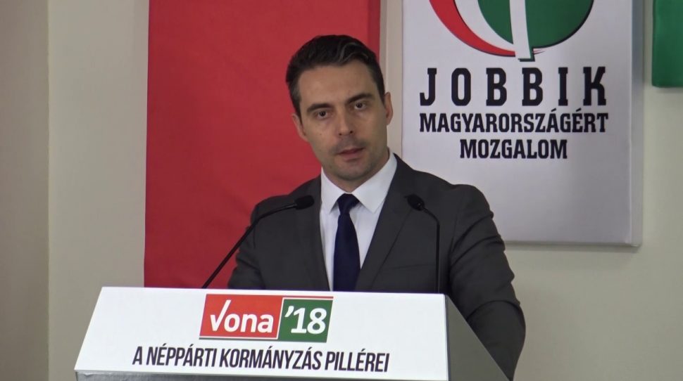 Szef opozycyjnej prawicowej partii Jobbik Gábor Vona