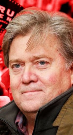 Donald Trump i Steve Bannon prasa