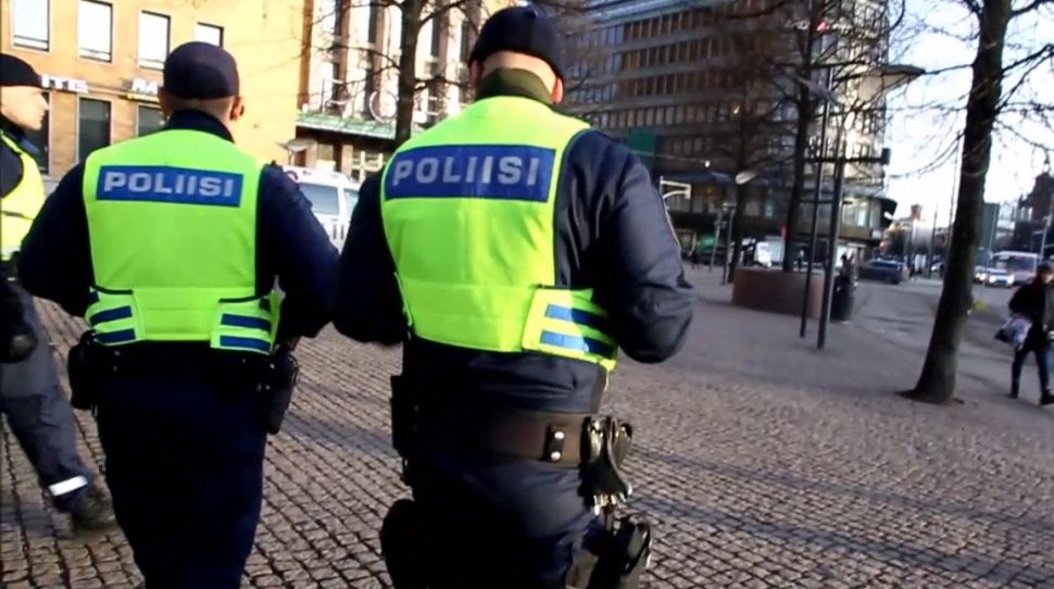 Patrol fińskiej policji
