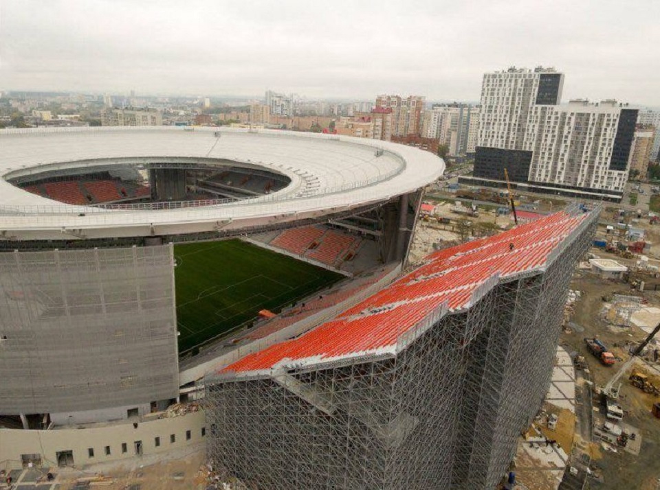 Internet kpi z rosyjskiego stadionu na Mundial 2018 [+FOTO +VIDEO]