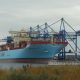 port gdańsk Statek przy terminalu kontenerów DCT Gdańsk