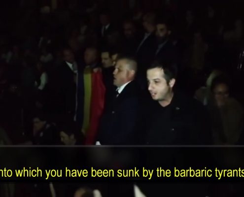 Rumuni zagłuszyli hymnem muzułmanina wzywającego do modłów w teatrze [+VIDEO]