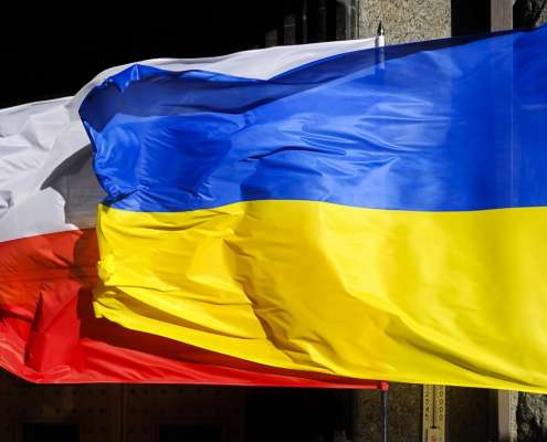 Nacjonalizmów ukraińskiej flagi Ukraińców