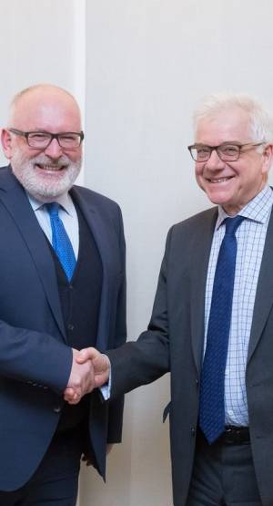 timmermansem timmermansa praworządności Timmermans