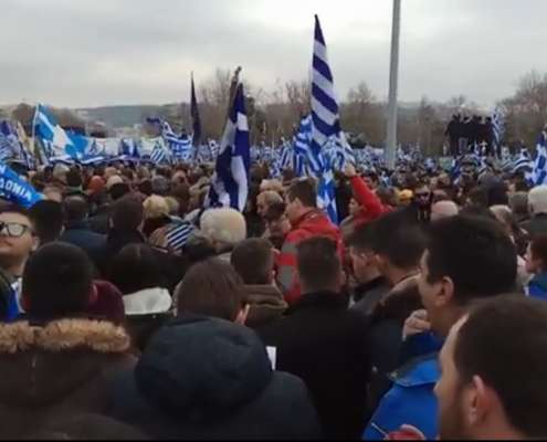 Grecja: Ponad 100 tys. osób na ulicach wzywało Macedonię do zmiany nazwy