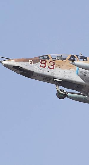 Syria: Zestrzelono rosyjski samolot szturmowy Su-25 [+VIDEO]