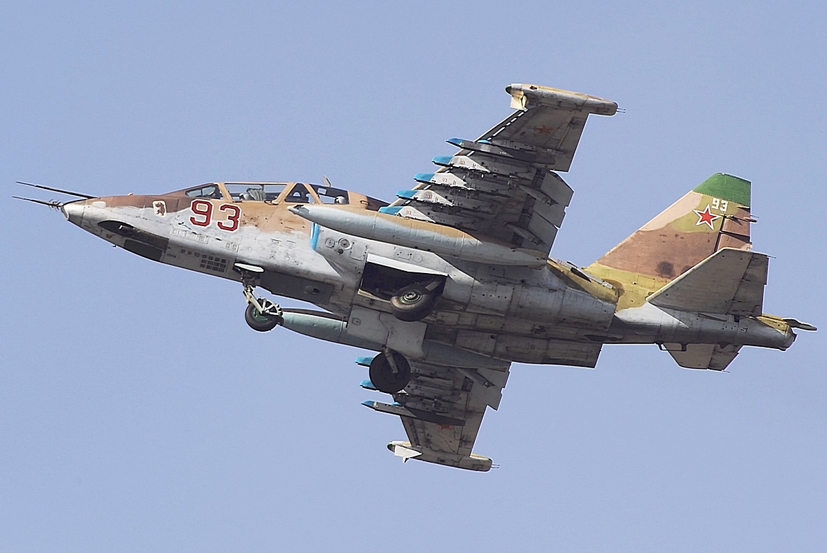 Syria: Zestrzelono rosyjski samolot szturmowy Su-25 [+VIDEO]