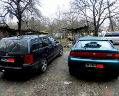 W Berehowie za Zakarpaciu niszczono samochody na węgierskich rejestracjach