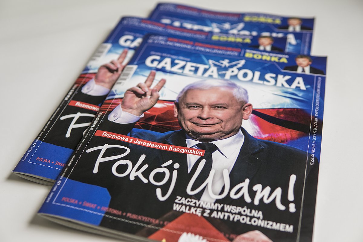 Jaroslaw Kaczynski Jako Jezus Chrystus Na Okladce Gazety Polskiej Foto Kresy