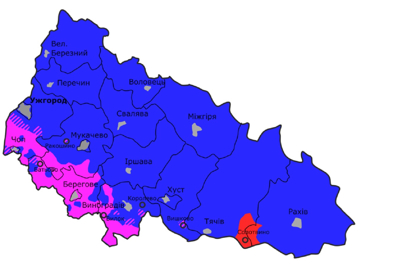 Закарпатье на карте. Украина венгерское Закарпатье карта. Этническая карта Закарпатской области. Венгры в Закарпатье на карте. Закарпатье на карте Украины.