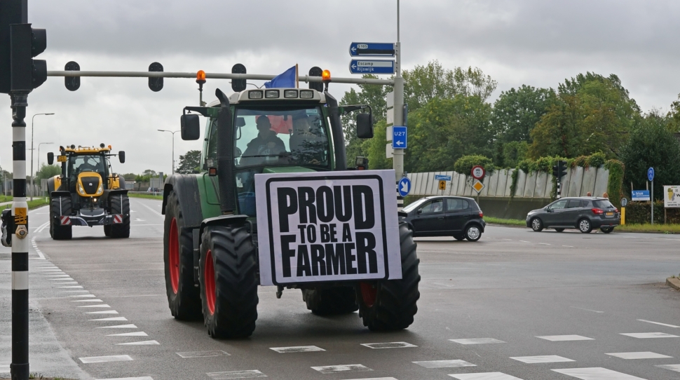 protest holenderskich rolników