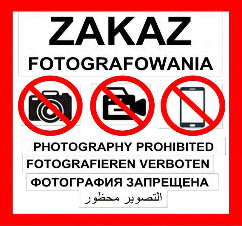 Zakaz fotografowania - rozporządzenie MON